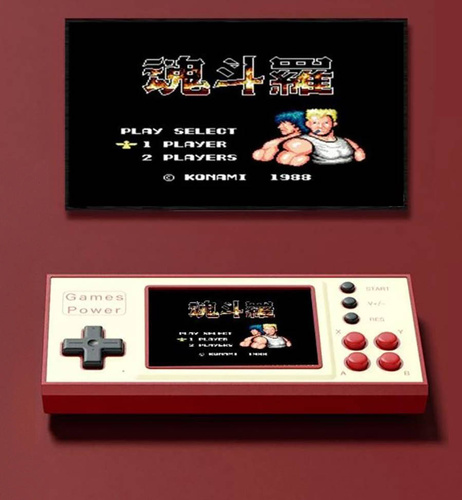 Retro-Spielekonsole Power | 500 Spiele | SFC - Mario, Contra, Arkanoid usw. | VT568