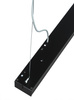 Modern Lineare LED Hängelampe 20W, Aluminium Pendelleuchte | Höhenverstellbar | 120 x 7 cm