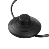 Stehlampe mit verstellbarem Arm | Stilvolle Lampe mit E27-Gewinde | DYT-163-SCHWARZ