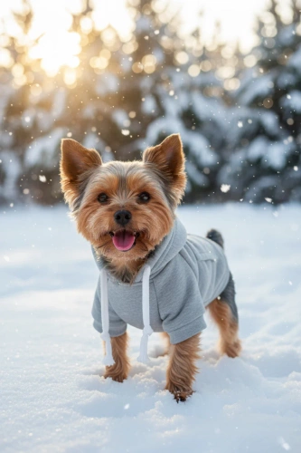 Hundepullover mit Kapuze für Hund und Katze | Größe S | grau | PET-015S-GY