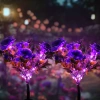 Solarblume | Solar-LED-Gartenlaterne Begonia | 60 cm, 600 mAh | FLD-27-PURPLE