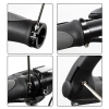 Ergonomische Fahrradgriffe | Rutschfeste TPR-Gummigriffe | BHD-233-BK
