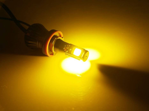 Ein Satz COB H9 H11 DUAL COLOR JDM LED-Lampen
