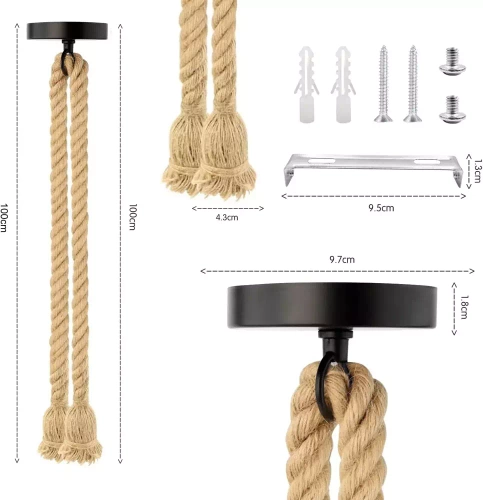 Deckenpendelleuchte | Loft | Boho | ZRT-R100-B