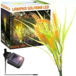 LED-Gartenleuchte Solar Blume Weizen | 73 cm, 600 mAh | gelb | FLD-44-YELLOW