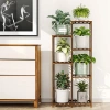 Holz Blumenständer für Töpfe | Pflanzenständer | Blumenregal | NZ238-BAMBOO