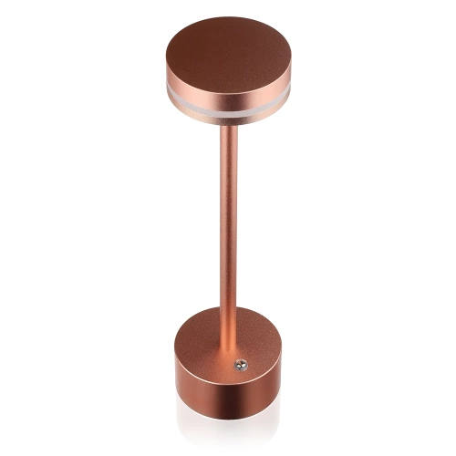 LED-Tischlampe | Moderne Nachttischlampe mit eingebautem Akku | ATL08-COPPER