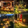 2x Solar-Gartenlampe LED | Elegante Säule 60 cm | HK-115A