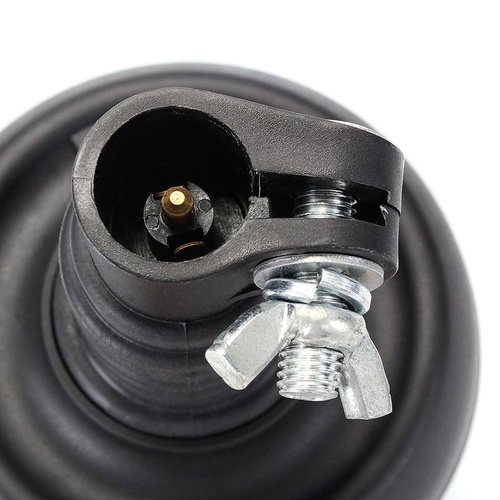 LED Warnleuchte auf Pfosten montiert | Warnblitz | Drehlicht | LED-03L-3-V2