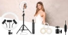 Ringlicht Set | 32 cm mit 210 cm Stativ | professionelle Beleuchtung für Streaming oder Make-up
