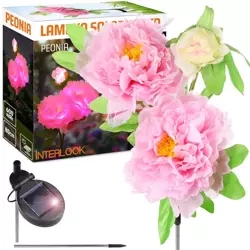 LED-Gartenleuchte Solar | 80 cm, 600 mAh | pink | FLD-10-PINK
