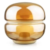 Stilvolle Tischlampe | Moderne Nachtlampe | Glaslampe | BH-258-BROWN