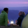 Solar Camping LED Laterne, Taschenlampe mit Powerbank-Funktion | Schwarz | HWL-001-EU