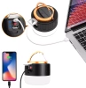 Solar Camping LED-Laterne, Reiselampe mit Powerbank-Funktion | 5 Beleuchtungsmodi, SOS, 2400mAh, bis zu 10 Stunden Betriebsdauer | HWL-004