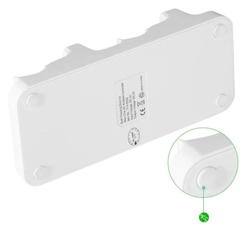 Ladegerät für Xbox One S/X Controller | Dockingstation mit zwei Akkus | HB-P04