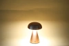 Tischlampe mit integriertem Akku | Nachtlicht mit drei Leuchtfarben | Stimmungsvolle Lampe für Hotel, Restaurant | HJA24-COPPER