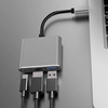 USB-C Typ-C 3.1 Adapter zu HDMI / USB-C / USB | 4K | für Macbook Air | HDTC-20CM