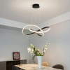 Moderne Pendelleuchte | LED | Schwarz | RLA-48W-B