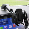 Autohalterung für Telefon am Teleskopstativ | Schwerkraft | an der Windschutzscheibe | PSI-C037