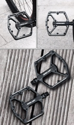 Plattform-Pedale Fahrrad | Aluminium mit Pins, DU-Lager, MTB Trekking | 10EE0001