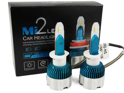 LED-Scheinwerferlampe | H1 | 56 W | Mi2 FLIP CSP | 2 Stück