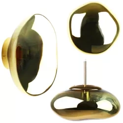 LED-Wandleuchte mit unregelmäßiger Form | moderne Pendelleuchte | gold | XDL-C300-GOLD