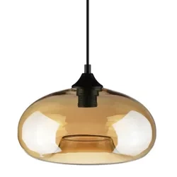 Moderne Glas-Hängelampe | Hellbraun | GB-D28-LBR