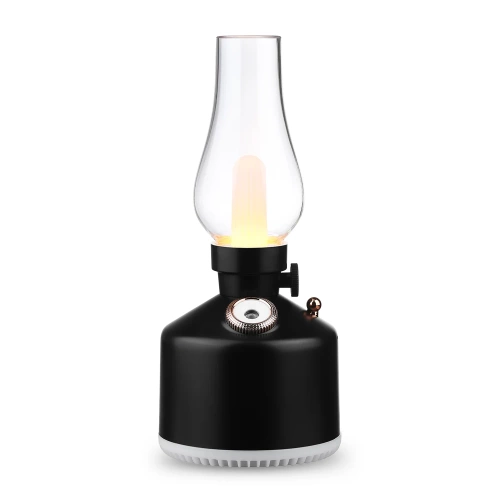 Luftbefeuchter mit LED | Ultraschall-Luftbefeuchter mit Nachtlichtfunktion | LA-0621-SCHWARZ