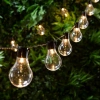 Solar LED Lichterkette, Gartenlampe zum Einstechen | 10 LED-Lampen | 5 Meter | SDC-10LED-5M