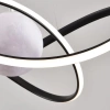 LED-Hängeleuchte 60W | Stilvolle Mond-3D-Lampe | RLT-50CM-60W-B