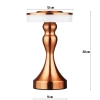 Tischlampe mit eingebautem Akku | Nachtlicht mit drei Leuchtmodi | Stimmungsvolle Lampe für Hotel, Restaurant | HJA14-A-COPPER