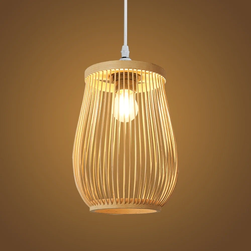 Pendelleuchte aus handgefertigtem Bambus | BOHO-Stil | Chinesischer Kronleuchter