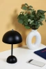 Stylische Tischlampe | Kabellose Nachtlampe mit drei Leuchtfarben | HJA27-1-SCHWARZ