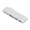 USB-C Hub mit 2x USB-A + 2x USB-C + SD + TF + HDMI | Adapter, Typ C 7-in-1 Splitter | HUB
