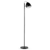 Metall Stehlampe | Modernes, stilvolles Beleuchtung für Wohnzimmer, Schlafzimmer | Schwarze Stehlampe mit Metallgestell | DYT-L145-BLACK