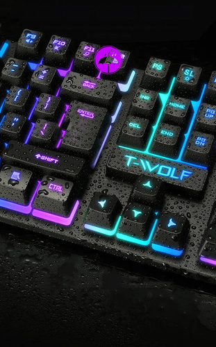 Gaming-Tastatur mit LED-Hintergrundbeleuchtung | T20