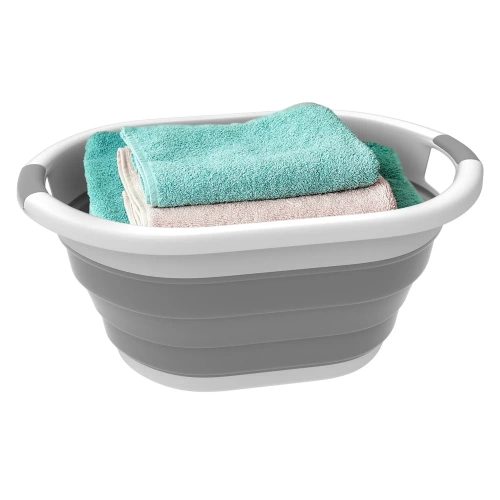 Faltbare Silikon-Waschschüssel | XJP-40L-GREY