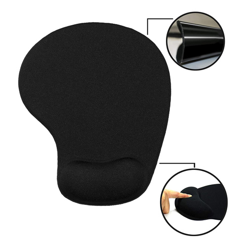 Ergonomische Mauspad mit Gel-Handgelenkauflage | 19x23 cm | MP-005