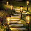2x Solar-Gartenlampe LED | Elegante Säule 60 cm | HK-115A