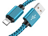 USB-Ladekabel Lightning | 3 m | Nylon | für iPhone 11, XS, XR, X, 8, 7, 6, 5S, SE | C06
