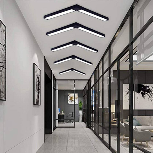 Modern Lineare LED Hängelampe 20W, Aluminium Pendelleuchte | Höhenverstellbar | 120 x 7 cm