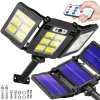 Garten Solar-LED-Lampe mit Bewegungs- und Dämmerungssensor IP65 | 3 verstellbare Panels | 360 LED-COB-Lampen | IR-Fernbedienung | LD-W786