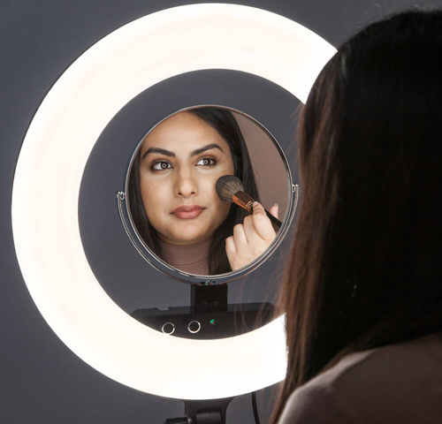 Vergrößerungsspiegel für Make-up | MIRROR-6 | Ringlichtspiegel