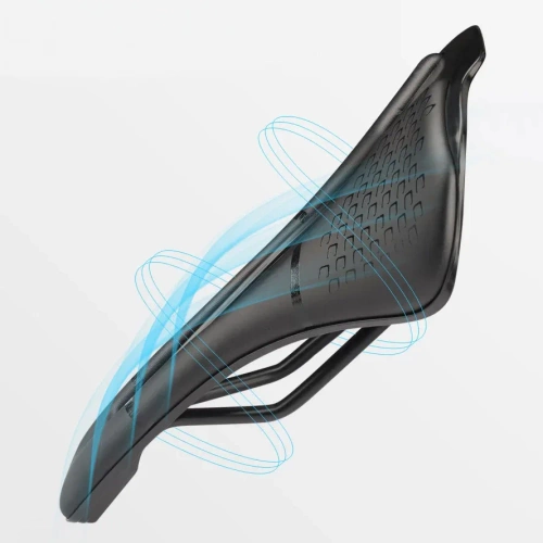Leichter ergonomischer Fahrradsattel mit EVA-Schaum und Belüftung | Profi-Fahrradsattel 192g | ESLNF-200