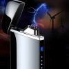 Moderne Plasma-Feuerzeug | Elektrisches Feuerzeug mit USB-Ladung | JL-319-SCHWARZ