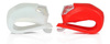 LED-Fahrradlichter | Silikonhülle, universelle Halterung | Set bestehend aus 2 Stück - weiß + rot | BL-01