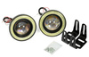 LED890 | 2-tlg. - Nebelscheinwerfer-Set mit eingebauten Angel Eyes LED DRL-Ringen | Tagfahrlicht | rund ø 89 mm