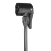 Fahrradpumpe mit Manometer Presta Schrader Dunlop 160 PSI | Standpumpe mit Manometer und Adaptern für Reifen und Bälle | Universal Fahrradpumpe mit Manometer 11 bar | ZY-6138C
