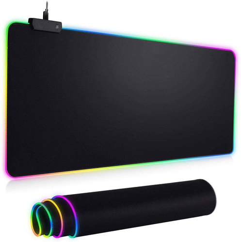 Mauspad | 80x30 cm | LED-RGB-Beleuchtung | 13 Leuchtmodi | MP-001L