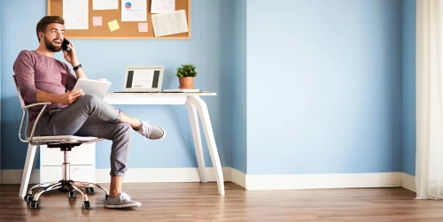 Bürostuhlrollen | Set 5 Stück | für Möbel und Drehstuhl | WXL-D50MM-5PCS